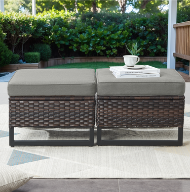 Save 50% - Outdoor 2-PC Ottoman, GRS Series - Belord