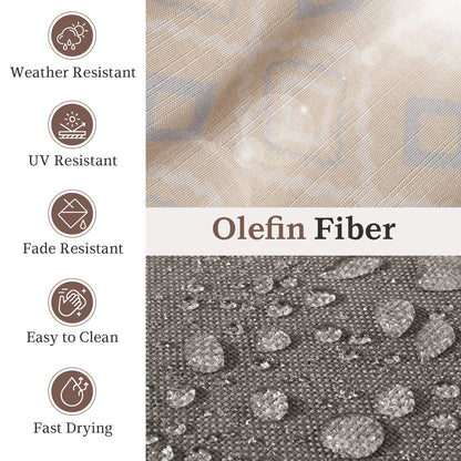 4-Piece Outdoor Lounge Set – 4 Adjustable 76.8" Chaise Lounges with 5-Inch Cushions, All-Weather Rattan, NTC Series