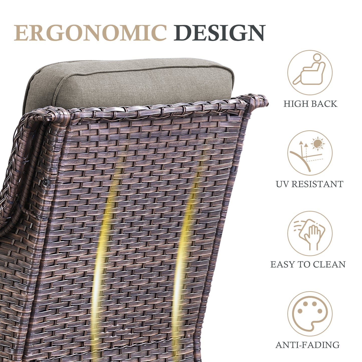 Premium Outdoor 8PCS Sofa Set with Coffee Table for Garden & Deck – 6" Cushion Comfort, NT Series