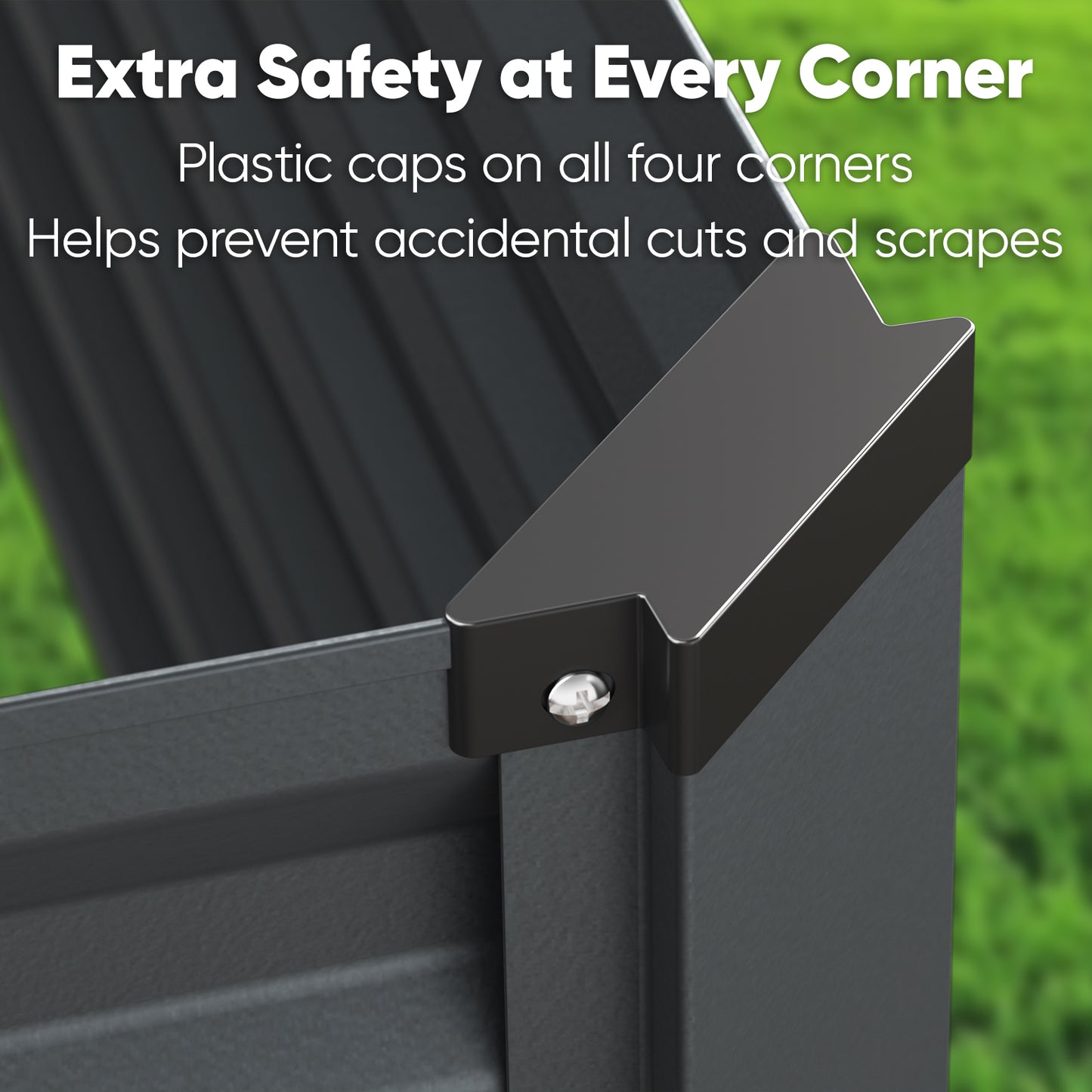 8x4x2ft Deep Galvanized Raised Garden Bed, Outdoor Metal Planter with 479 Gallon Soil Capacity