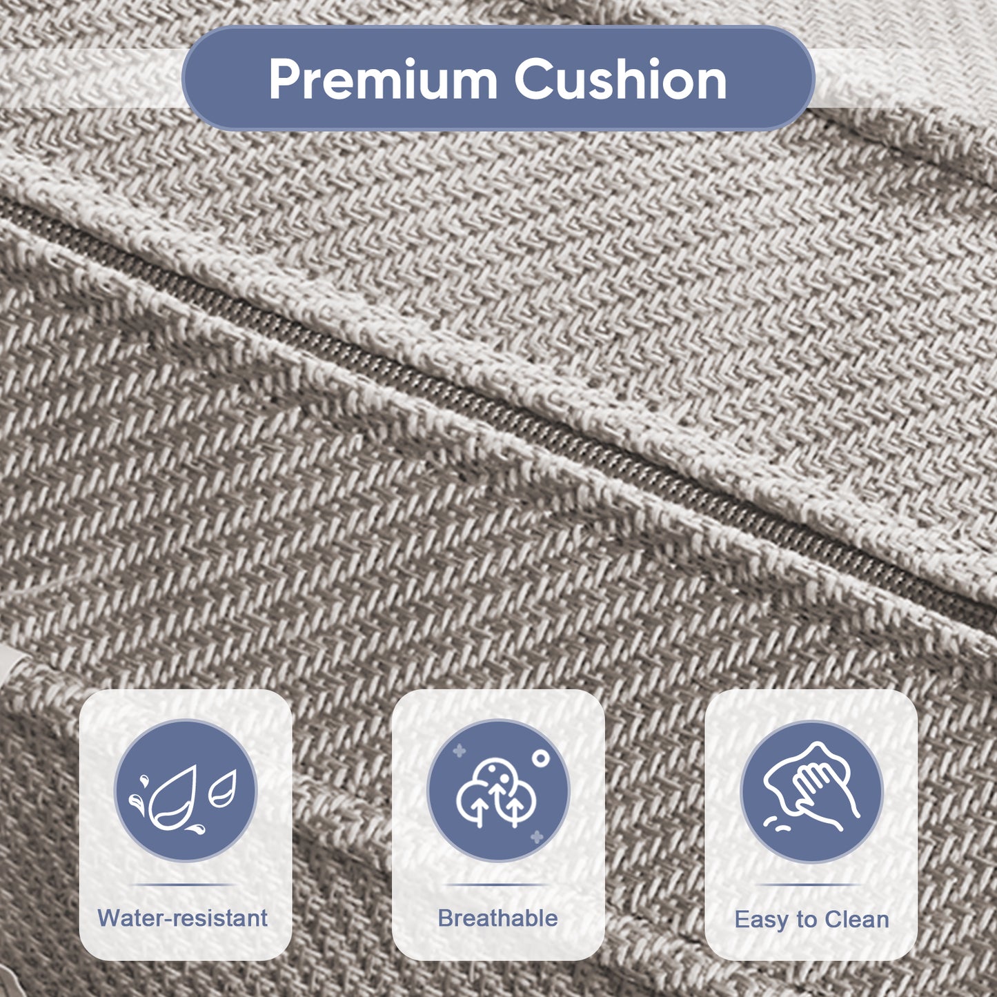 Outdoor Cozy Retreat: 8PC Set with Glider Loveseat, Swivel & Rocking Chairs, Side Tables, Split Fire Pit, NDS Series