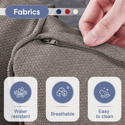 Outdoor Cozy Retreat: 8PC Set with Glider Loveseat, Swivel & Rocking Chairs, Side Tables, Split Fire Pit, NDS Series