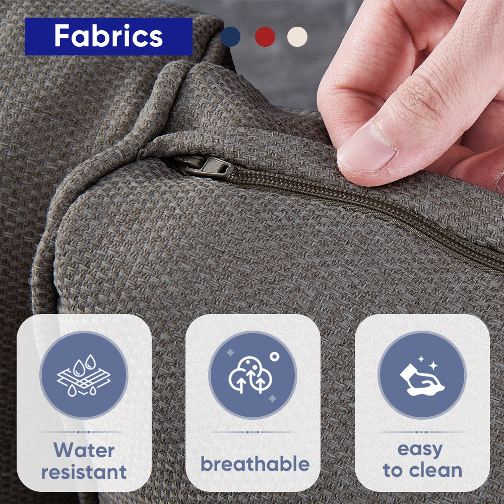 Outdoor Cozy Retreat: 8PC Set with Glider Loveseat, Swivel & Rocking Chairs, Side Tables, Split Fire Pit, NDS Series