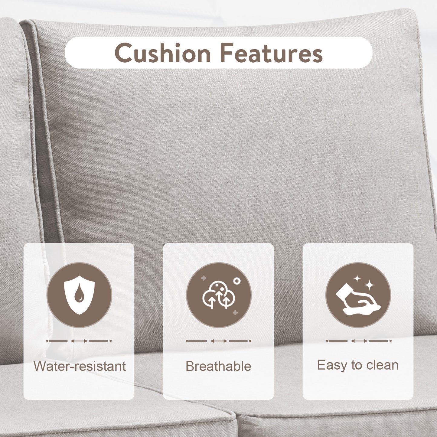 Belord 11-Piece Patio Conversation Set with Fire Pit Table – Outdoor Sectional with Left & Right Corner Sofa, Swivel Chair, Accent Chair, Storage Box & Side Table, GRS Series