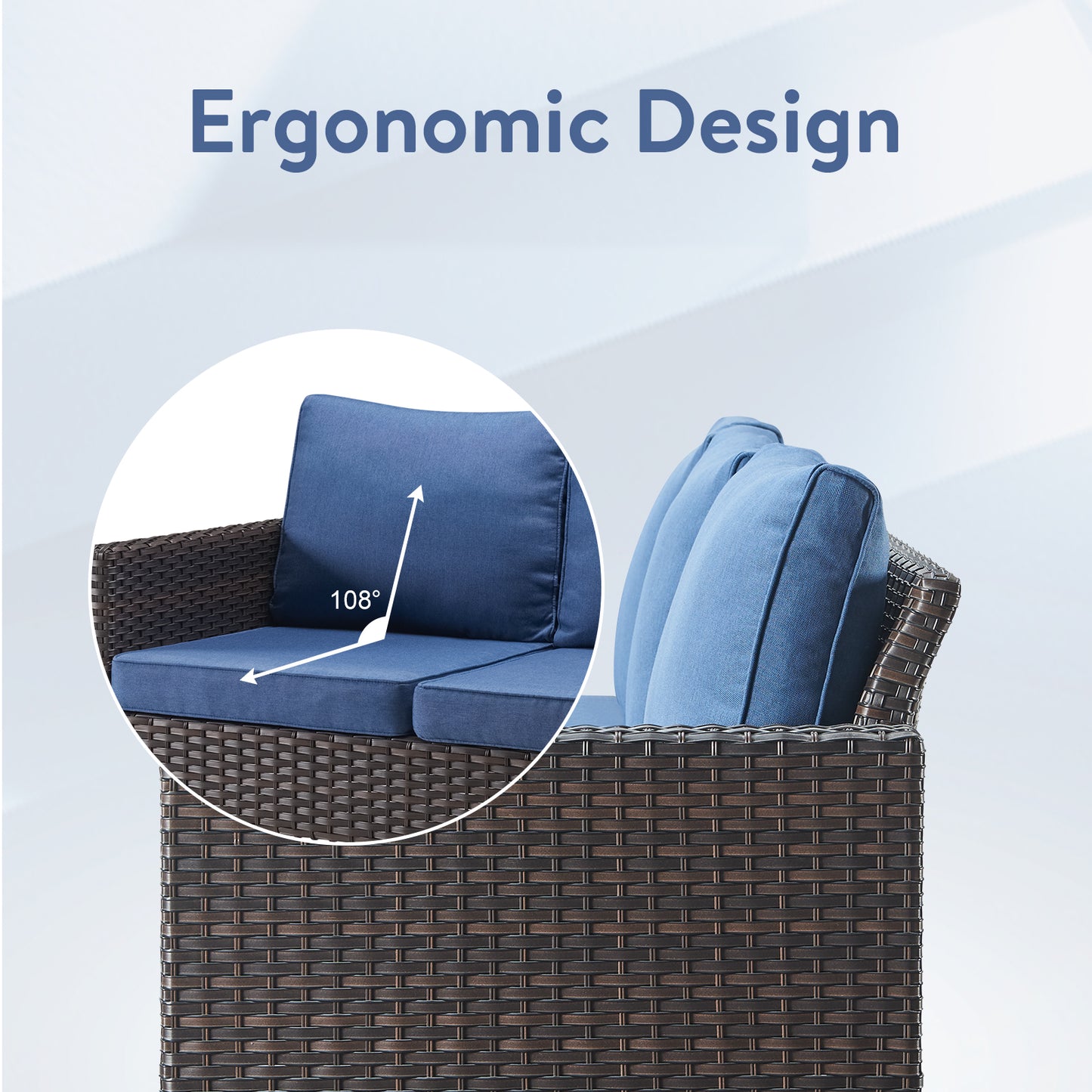 Belord 11-Piece Patio Conversation Set with Fire Pit Table – Outdoor Sectional with Left & Right Corner Sofa, Swivel Chair, Accent Chair, Storage Box & Side Table, GRS Series