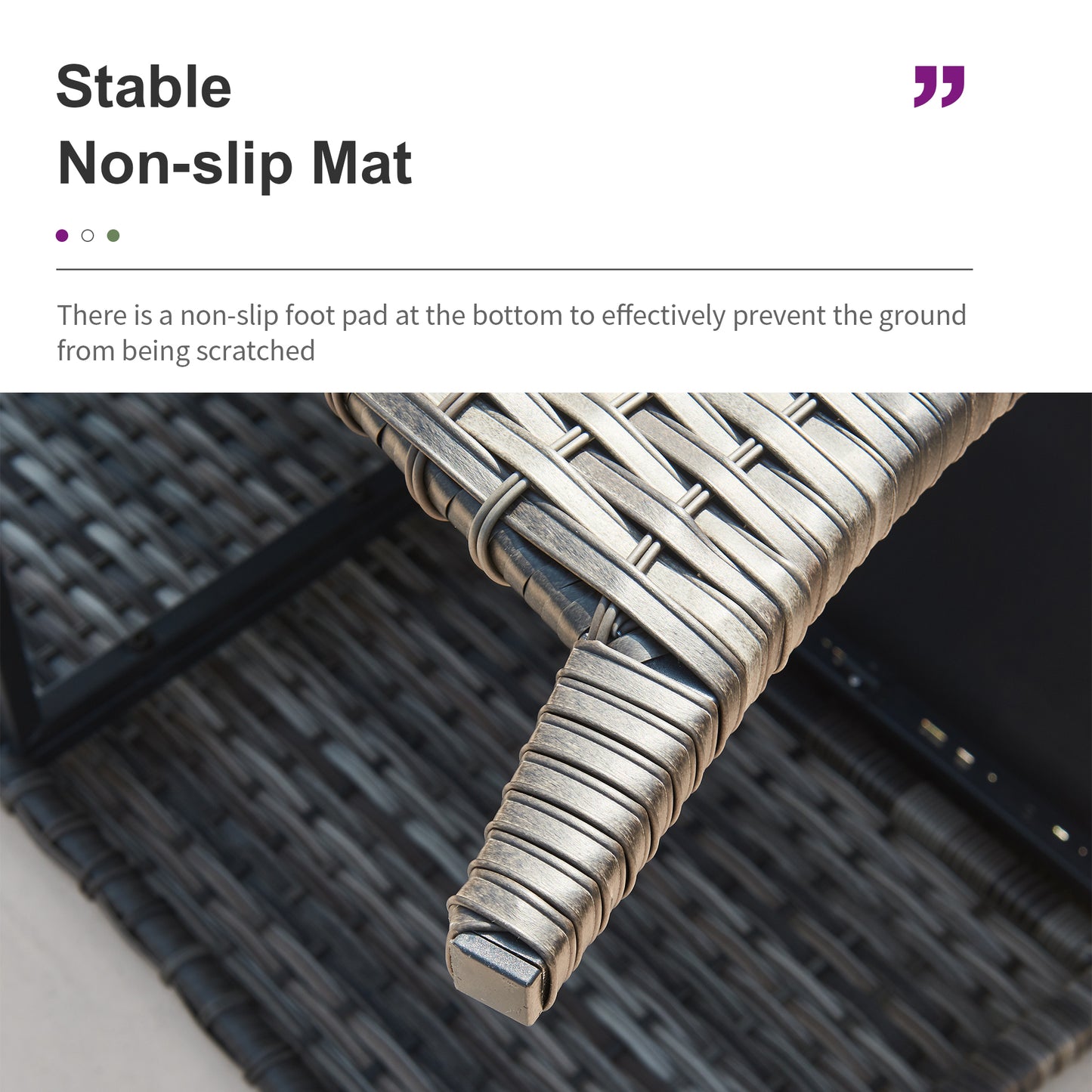 9PC Luxury Outdoor Wicker Sofa Set with Rocking Swivel Chairs, Ottomans & Coffee Table, Deep Seating with 5'' Cushions, T Series