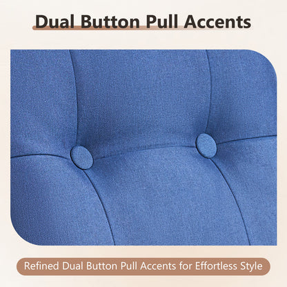 7-Piece Premium Patio Furniture Set with Rocking Swivel Chairs, Sofa, Large Coffee Table & 5'' Thick Cushions, T Series