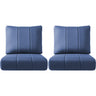 Belord luxury outdoor chair and sofa cushions set of 2, 24x24x6-inch water-resistant patio cushions on rattan and sectional seating