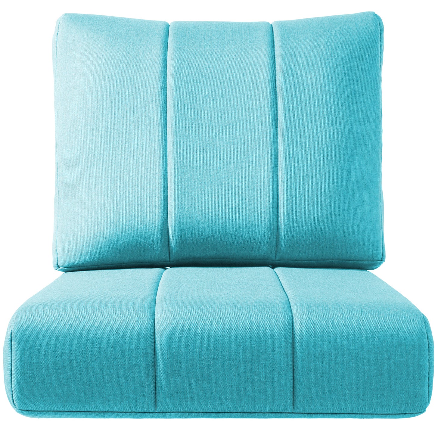 Luxury 6" Thick Outdoor Seat Cushion – 24"x24" Water-Resistant Patio Chair Cushion for Rattan & Sectional Seating