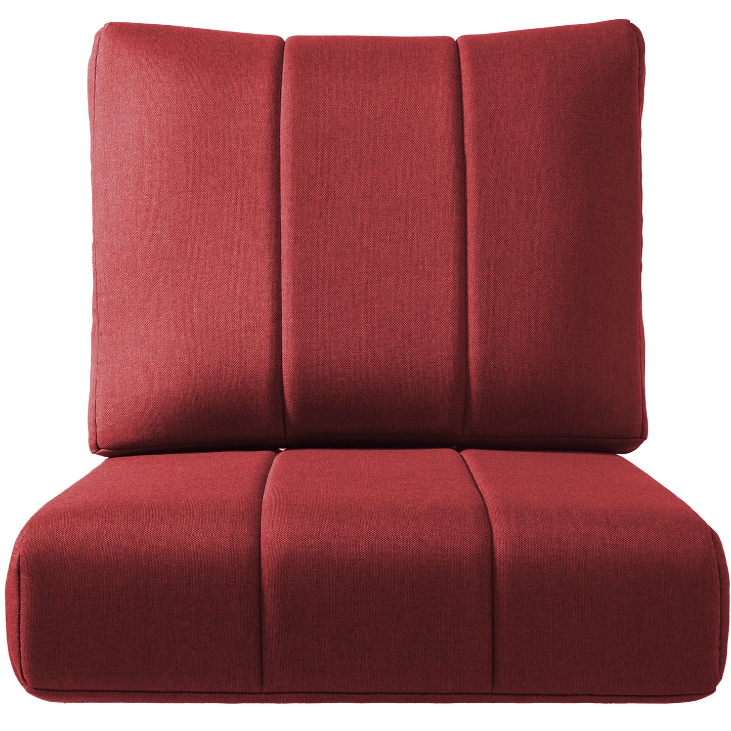 Luxury 6" Thick Outdoor Seat Cushion – 24"x24" Water-Resistant Patio Chair Cushion for Rattan & Sectional Seating