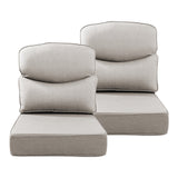 Belord patio deep seat cushion, 6-inch thick, 24x24 inches, olefin fabric with removable cover in vibrant color options.