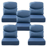 Belord patio deep seat cushion with 6-inch thickness, 24x24 inches, Olefin fabric, removable cover, in a vibrant color.