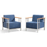 Luxury 2-Piece Patio Set – 10" Thick Cushions & Weatherproof Design, BINGLI - Belord