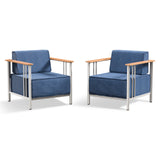 Luxury 2-Piece Patio Set – 10" Thick Cushions & Weatherproof Design, BINGLI - Belord
