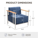 Luxury 2-Piece Patio Set – 10" Thick Cushions & Weatherproof Design, BINGLI - Belord