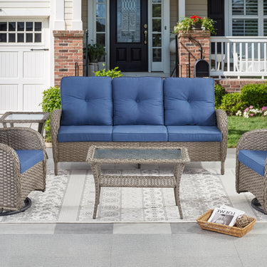 Outdoor Wicker Coffee Table, NDS Series - Belord