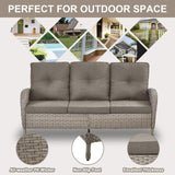 Outdoor Wicker Sofa, NDS Series - Belord