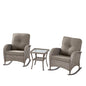 Wicker Rocking Chairs Set with Side Table, NDS Series