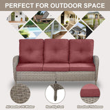 Outdoor Wicker Sofa, NDS Series - Belord