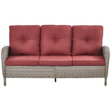 Outdoor Wicker Sofa, NDS Series - Belord