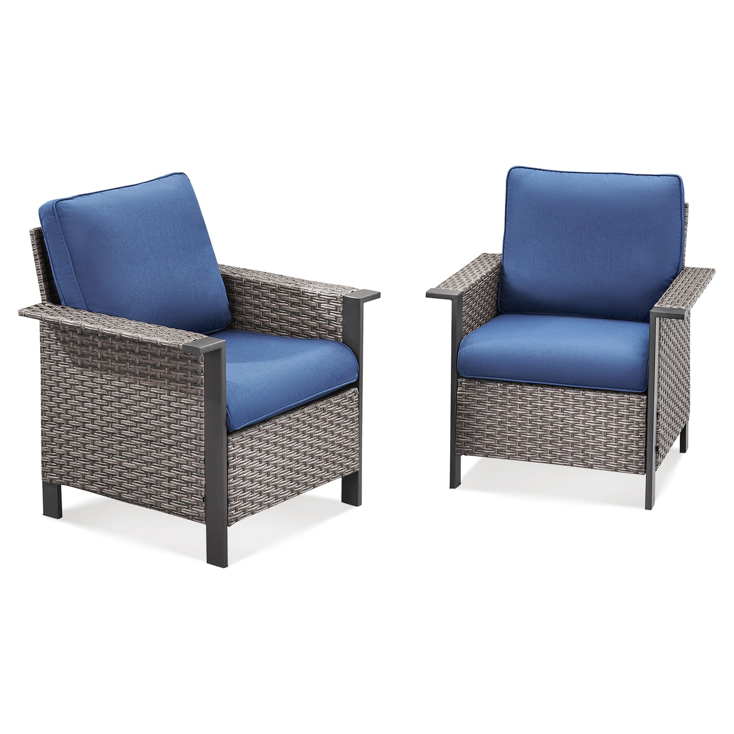 Patio Wicker Patio Chairs Set Of 2, WNG Series