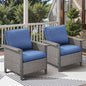 Patio Wicker Patio Chairs Set Of 2, WNG Series