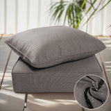 1 Set Outdoor Cushion, High Back and Deep Seating, 6" H x 24" W x 24" D - Belord