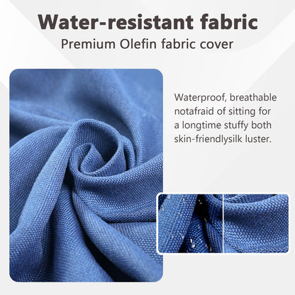 Large 9-Piece Conversation Set — Sofa, 4 Chairs (2 Swivel & 2 Patio Chairs), 2 Ottomans, 2 Side Tables, WNG Series