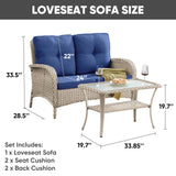 Loveseat Set with Coffee Table, NDS Series - Belord