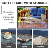 Loveseat Set with Coffee Table, NDS Series - Belord