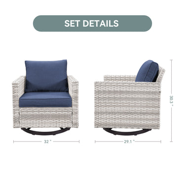 Save 50% - Outdoor Swivel Glider Chairs, GRS Series - Belord