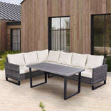 Save 50% - 7-Piece Large Sectional Set with Coffee Table, GRS Series - Belord