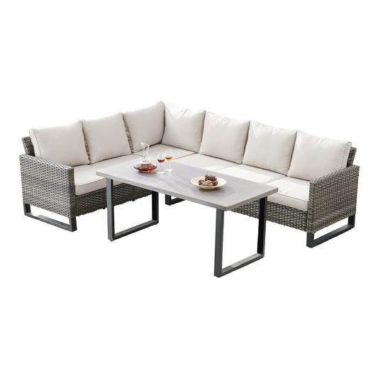 Save 50% - 7-Piece Large Sectional Set with Coffee Table, GRS Series