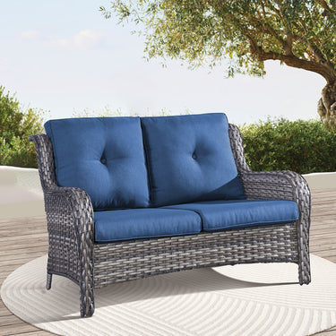 Save 70% - Outdoor PE Rattan Loveseat, NTC Series - Belord