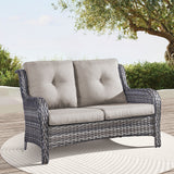 Outdoor PE Rattan Loveseat, NTC Series - Belord