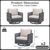 Outdoor Swivel Glider Chairs, GRS Series - Belord