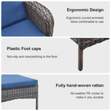2-PC Outdoor Poolside 5-Position Adjustable Chaise Longue, NTC Series - Belord