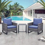 Patio Chairs Set with Side Table, GRS Series - Belord