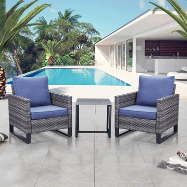 Patio Chairs Set with Side Table, GRS Series - Belord
