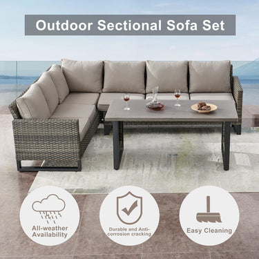 Save 40% - 6-Piece Large Sectional, GRS Series - Belord
