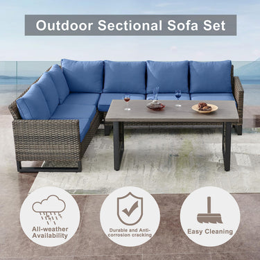 Save 40% - 6-Piece Large Sectional, GRS Series - Belord