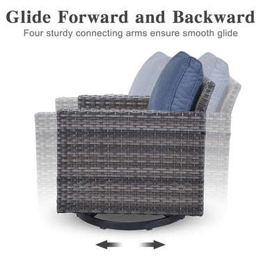 Outdoor Swivel Glider Chairs, GRS Series - Belord