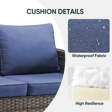 Save 60% - Outdoor Wicker Sofa, GRS Series - Belord
