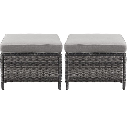 Outdoor PE Rattan Ottoman, NTC Series