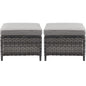Outdoor PE Rattan Ottoman, NTC Series