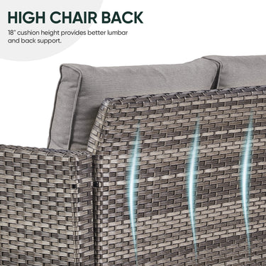 Outdoor Wicker Sofa, GRS Series - Belord
