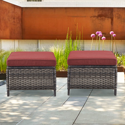 Save 30% - Outdoor PE Rattan Ottoman, NTC Series