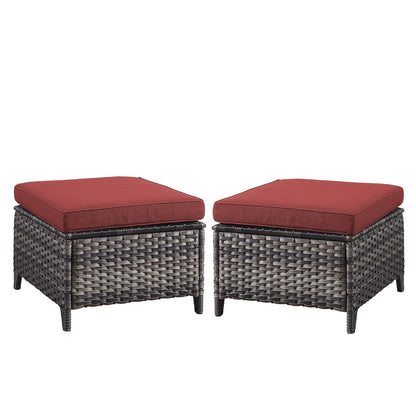 Outdoor PE Rattan Ottoman, NTC Series