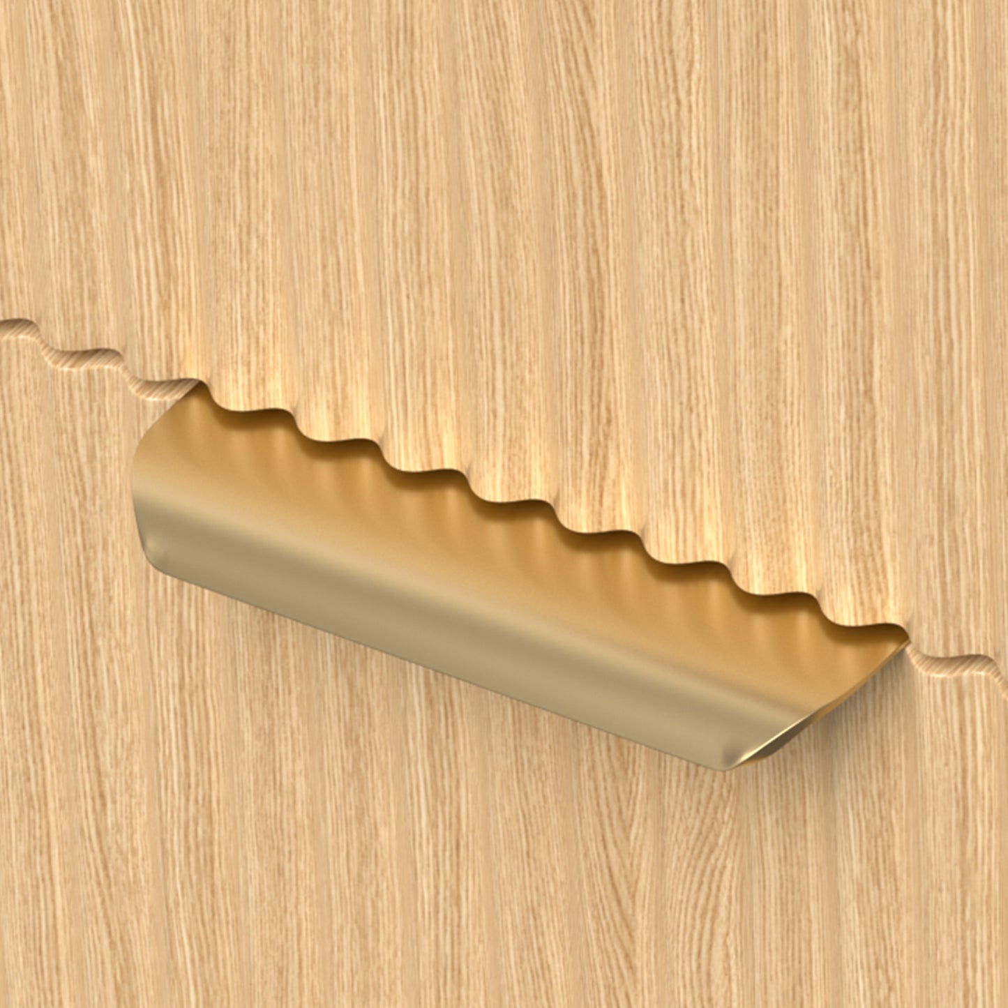 Save 50% - 47" Modern Wood Dresser with 6 Drawers – Fluted Boho Design, Chest of Drawers for Bedroom