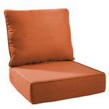 1 Set Outdoor Cushion, High Back and Deep Seating, 6" H x 24" W x 24" D - Belord